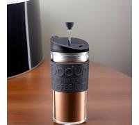Bodum French Press Travel Mug Black 350ml/12oz Insulated Coffee Maker Plastic