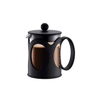 Bodum Kenya French Press - 500ml / 4 Cups Coffee Maker - Heat-Resistant Borosilicate Glass & Stainless Steel - Dishwasher Safe Cafetiere - Made in Portugal