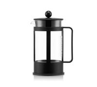 Bodum Kenya Straight French Press 8 Cup Black Coffee Maker 1L Traditional