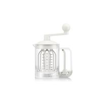 Bodum Pancake Pancake Batter Mixer & Dispenser BISTRO White - Integrated Measuring - Easy-Pour, Durable - BPA-Free Plastic - Dishwasher Safe