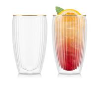 Bodum PAVINA 2 pcs Glass in Clear | Size: 450ml Bodum Clear 450ml