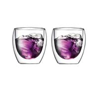 BODUM PAVINA Set of 2 - 250ml Double Walled Thermo Glasses - Small