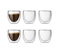 Bodum Pavina double wall glass 6-pack 0.08 l