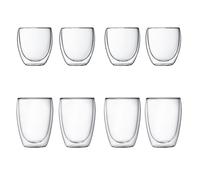 Bodum - Pavina Double Wall Glass Set Of 8 - Transparent