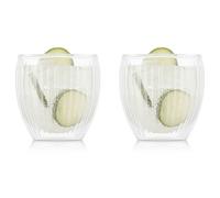 Bodum Pavina double walled glass 20 cl 2-pack Clear