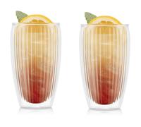 Bodum Pavina double walled glass 45 cl 2-pack Clear