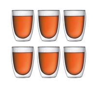 Bodum PAVINA Double Walled Thermo Glasses, 0.36 L, 12 oz, Pack of 6