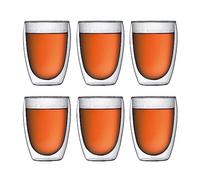 Bodum PAVINA Double Walled Thermo Glasses, 0.36 L, 12 oz, Pack of 6