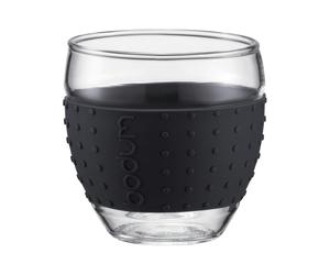 Bodum - Pavina Glass With Silicone Black, 2-pcs - Black