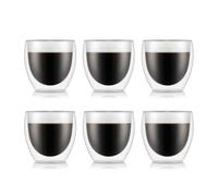 Bodum Pavina double wall glass 6-pack 0.08 l