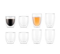 Bodum Pavina Set of 8 Glasses in Clear Bodum Clear