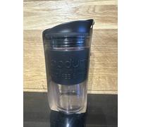 BODUM Plastic 11103-01S Travel Mug, Black, 0.35 Litre