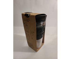 BODUM Plastic 11103-01S Travel Mug, Black, 0.35 Litre