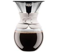 Bodum Pour Over 8 Cup White Coffee Maker 1L