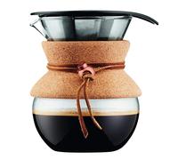 Bodum POUR OVER Coffee Maker, 500ml / 17oz Glass Carafe with Reusable Stainle...