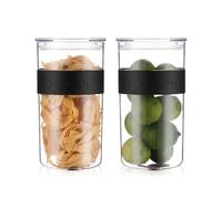 BODUM PRESSO Food Storage Containers 2 x 2L - Black