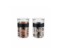 Bodum Presso Set of 2 BPA Free Storage Jars 0.6L Clear