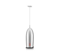 Bodum Schiuma Battery Operated Milk Frother for Coffee, Lattes, Hot Chocolate, Mocha, Cappuccino, Polished Stainless Steel