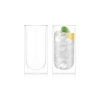 BODUM SKÅL Double Wall Glasses - Set of 2 - 280ml - Gin & Tonic Tumbler