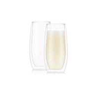 BODUM SKAMAL Set of 2 Double Walled Champagne Glasses, 0.2 L