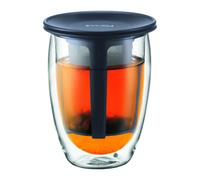 Bodum Tea for One Glass with Tea Infuser - 0.35 L, Black Infuser, 1 - Pack