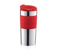 BODUM TRAVEL MUG Stainless Steel Vacuum travel mug, 0.35 l, 12 oz - Red