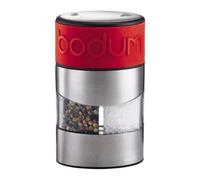 Bodum Twin Manual Double Grinder, Red Silicone Band