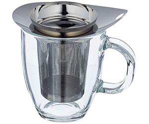 Bodum UK 0.35 Litre/ 12 oz Yo Yo Set Mug Glass and Tea Strainer