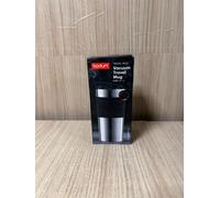 Bodum Vacuum Travel Mug 0.35L, Off White, Stainless Steel Slip Proof Rubber Band