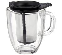 Bodum Yo Yo Set, Mug and Tea Strainer - Black