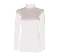 Body 2 Body BNWT Polo Stretch Ladies Roll Neck Long Sleeve Viscose Top 8-22 Cream