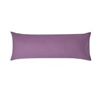 HOMESCAPES Purple Grape Pure Egyptian Cotton Body Pillowcase 200 TC 400 Thread Count Percale Equivalent Long Pillow Case for Nursing Pregnancy and Elderly Support