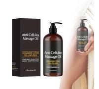 Body and Us Anti Cellulite Massage Oil, Advanced Cellulite Oil for Legs & Full Body, 240ml Moisturizing and Skin-Softening Treatment for Daily Bodys Care (1 Pcs)