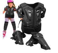 Body armur Suit - Chest Protector Suit | Kids Riding Gear For Dirt Bike, Skateboard, And Cycling, Youth Protective Vest With Elbow And Knee Pads, Full Body Protection For Boys