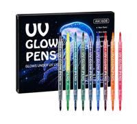 Body Art Pens 18 Colors 9 Piece Temporary Neon Double End Washable
