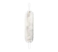 Body Back Scrubber Shower Sponge - 2-in-1 Bath Sponge Strap Gentle Cleaner with Cord Handles for Shower Bathroom Spa