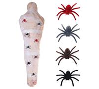 Body Bags for Dead Bodies 1 Set Inflatable Man Full Size PVC Scary Body Bags for Dead Bodies Blow up Doll with Pump & Spiders Waterproof Giant Halloween Inflatable