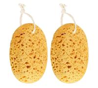 Body Bath Sponges for Adults - 2Pcs Large Shower Sponge for Women Men - Soft Honeycomb Natural Sponge - Exfoliating Deep Cleaning Bathroom Bathing Body Sponges for Sensitive Skin