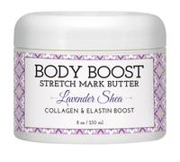 Body Boost Lavender Vanilla Stretch Mark Butter 8 Oz.- Pregnancy And Nursing Safe Skin Care