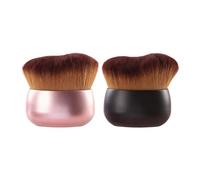 Body Bronzer Brush - Wide Head Dense Bristle Tanning Applicator for Smooth Coverage, 7.5cm Foundation Body Makeup Brush for Neck, Arms, Legs, Concealer, Contouring, Use Every Day
