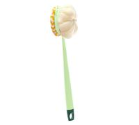 Body Brush | 2 in 1 Double Sided Long Handle | Scrubber for Shower | Exfoliate and Wash Arms, Legs, Back, at Home, Hotel, Bathroom