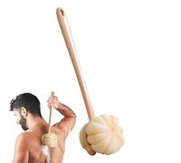 Body Brush - Anti-Slip Handle, Back Exfoliator | Long Reach Shower Tool for Men Women, Gentle Wet Dry Skin Massage, Bathware, Perfect for Removing Dead Cells and Enhancing Circulation