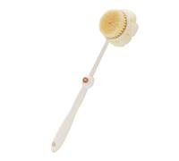 Body Brush for the Shower, Brush with Long Handle for Back and Body, Two Sides Brush with Dense Bristle Structure for Bathtub, Dorm, Travel