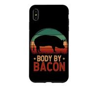 Body By Bacon Vintage Pig Low Carb High Fat Ketogenic Diet Case for iPhone XS Max