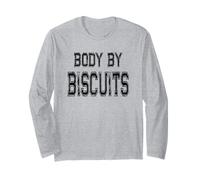 Body by Biscuits Joke - Biscuit Lover Graphic Art Design Long Sleeve T-Shirt