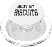 Body By Biscuits Joke - Biscuit Lover Graphic Art Design PopSockets PopGrip for MagSafe