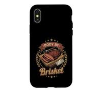 Body By Brisket BBQ Smoker Meat Lover Pitmaster Case for iPhone X/XS