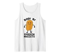 Body By Chicken Nuggets Funny Food Tank Top