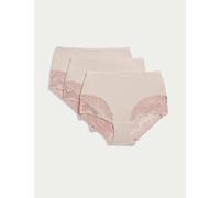 Body by M&S 3pk Body Soft™ Full Briefs Opaline