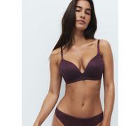 Body by M&S Body Lace Non Wired Plunge Bra A-E Dark Aubergine